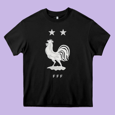 Fff Two Stars Heavy Core Tee Designed By Designpulse