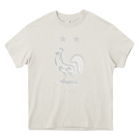 Cream FFF Two Stars Heavy Core Tee - DesignPulse