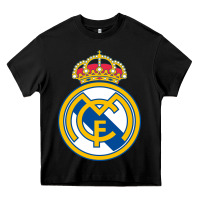 Black real,madrid Heavy Core Tee - DesignPulse