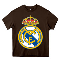 Chocolate Brown real,madrid Heavy Core Tee - DesignPulse
