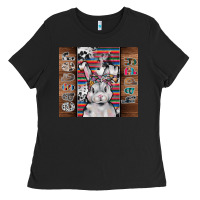 Black happy easter Ladies Tee - CowhideDigitalArt