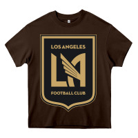 Chocolate Brown LAFC Heavy Core Tee - DesignPulse