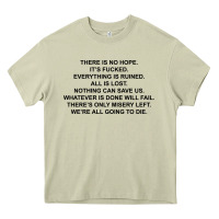 Mossy there is no hope its fucked everything is ruined Heavy Core Tee - DesignPulse