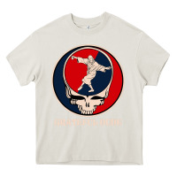 Cream grateful dude Heavy Core Tee - DesignPulse