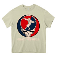 Mossy grateful dude Heavy Core Tee - DesignPulse