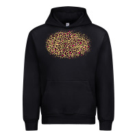 Black Leopard Pattern Urban Hoodie - RanaPortraitStore