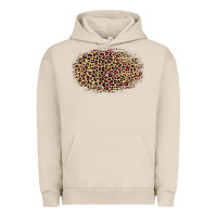 Pigment French Oak Leopard Pattern Urban Hoodie - RanaPortraitStore