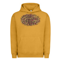 Pigment Peanut Butter Leopard Pattern Urban Hoodie - RanaPortraitStore