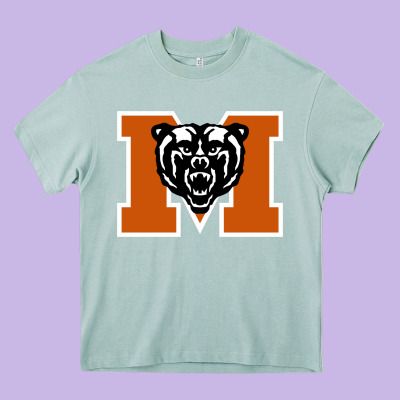 Mercer Bears Heavy Core Tee Designed By Designpulse