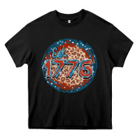 Black Est. 1776 Heavy Core Tee - FaDigitalArtStudio