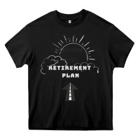 Black the rapture is my retirement plan bible heaven jesus Heavy Core Tee - PixelWave
