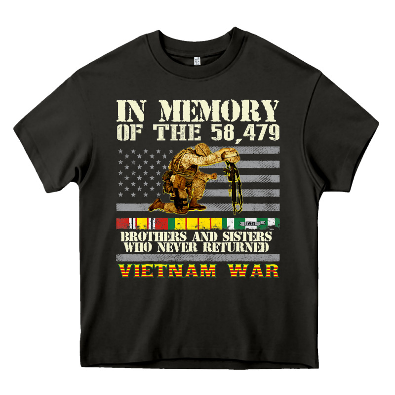 Vietnam War Veterans Us Memorial Day In The Memory Of 58479 38 Heavy Core Tee by PixelWave | Teevron