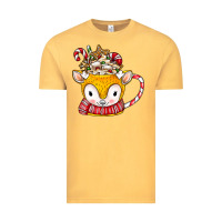 Vintage Mustard coffee cups animal Vintage Tee - CowhideDigitalArt