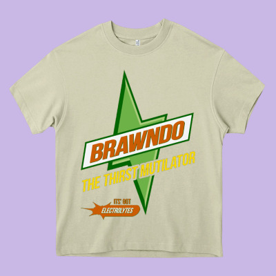 Brawndo The Thirst Mutilator   Idiocracy Inspired Active Heavy Core Tee Designed By Pixelwave