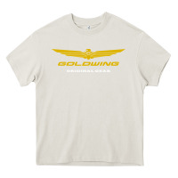 Cream goldwing Heavy Core Tee - PixelWave