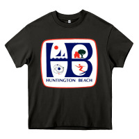Asphalt Coat of arms of Huntington Beach Heavy Core Tee - PixelWave