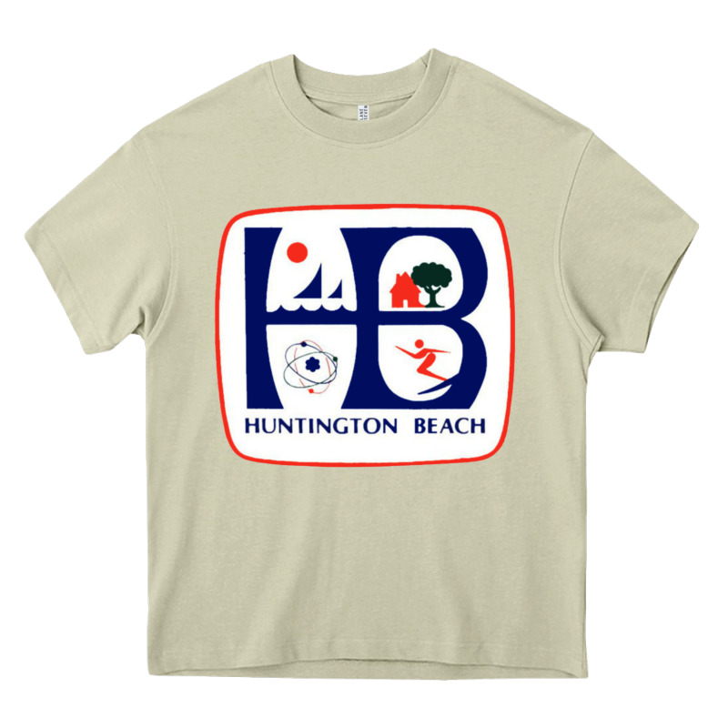 Coat Of Arms Of Huntington Beach Heavy Core Tee by PixelWave | Teevron