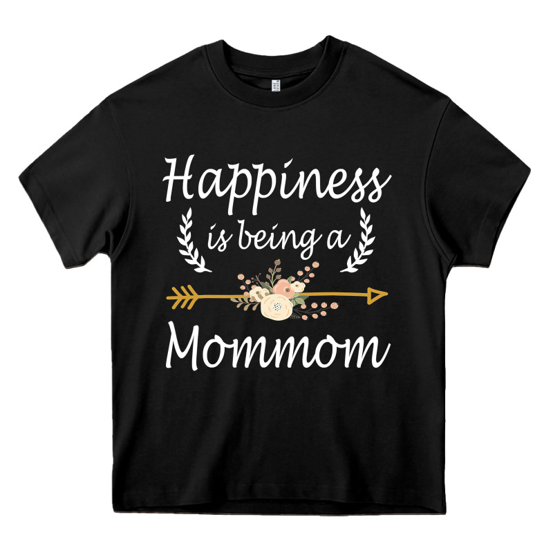 Happiness Is Being A Mommom  Cute Mothers Day Gifts Heavy Core Tee by PixelWave | Teevron