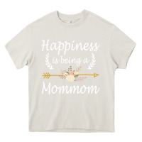Cream happiness is being a mommom  cute mothers day gifts Heavy Core Tee - PixelWave