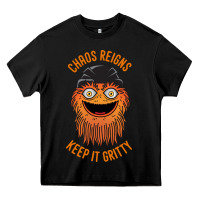 Black chaos reigns keep it gritty Heavy Core Tee - PixelWave