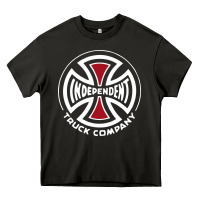 Asphalt independent company cross skateboard Heavy Core Tee - PixelWave