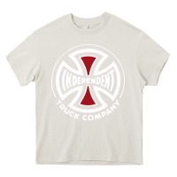 Cream independent company cross skateboard Heavy Core Tee - PixelWave