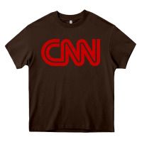 Chocolate Brown cnn media company Heavy Core Tee - PixelWave