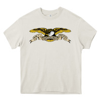 Cream anti hero skateboards Heavy Core Tee - PixelWave