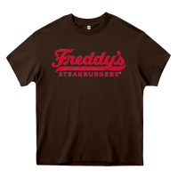 Chocolate Brown freddy's frozen custard & steakburgers Heavy Core Tee - PixelWave
