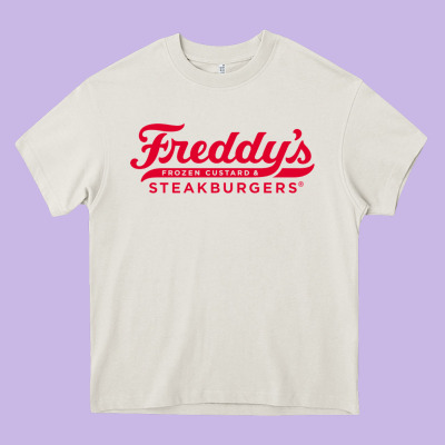 Freddy's Frozen Custard & Steakburgers Heavy Core Tee Designed By Pixelwave