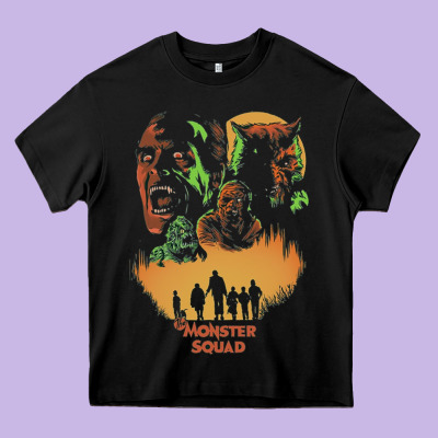 The Monster Squad Heavy Core Tee Designed By Pixelwave