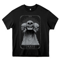 Black hunt showdown anniversary three of skulls black t shirt Heavy Core Tee - PixelWave
