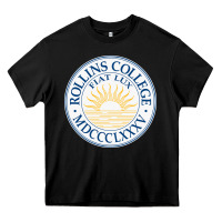 Black rollins college Heavy Core Tee - PixelWave
