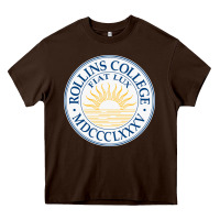 Chocolate Brown rollins college Heavy Core Tee - PixelWave