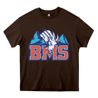 Chocolate Brown blue mountain state Heavy Core Tee - PixelWave