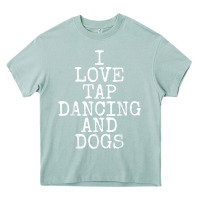 Arona i love tap dancing & dogs funny dog gift t shirt men women Heavy Core Tee - PixelWave