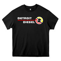 Black Detroit Diesel Heavy Core Tee - PixelWave