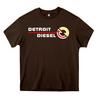 Chocolate Brown Detroit Diesel Heavy Core Tee - PixelWave