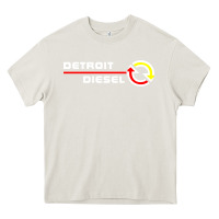 Cream Detroit Diesel Heavy Core Tee - PixelWave