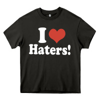 Asphalt i love haters Heavy Core Tee - PixelWave