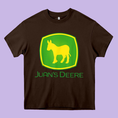 Juan Deere Farmer Gardener Landscaper Funny Heavy Core Tee Designed By Pixelwave