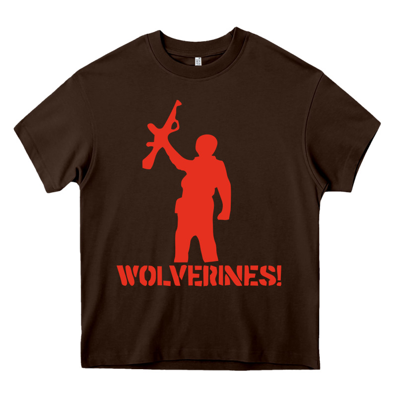 Red Dawn Wolverines Heavy Core Tee by PixelWave | Teevron