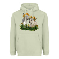 Matcha baby goats Heavyweight Hoodie - RanaPortraitStore