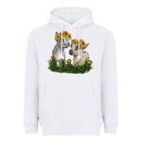 White baby goats Heavyweight Hoodie - RanaPortraitStore