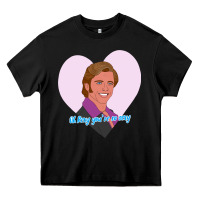 Black sexy rexy Heavy Core Tee - PixelWave