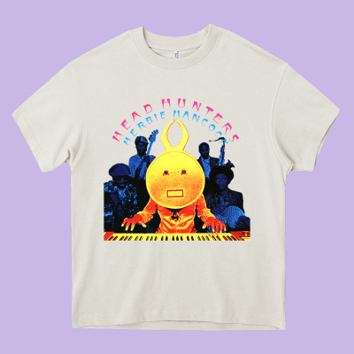 Head Hunters Herbie Hancock Unisex Heavy Core Tee Designed By Pixelwave