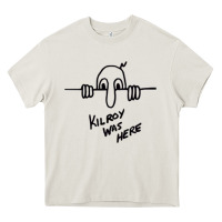 Cream Kilroy was here (on RedBubble) gift Heavy Core Tee - PixelWave