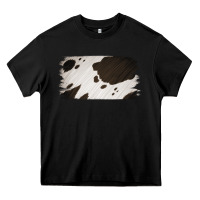 Black Cowhide Black and White Brush Strokes Background Heavy Core Tee - Jasminsmagicworld