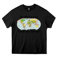 Black the world is a cat playing with australia 2020 shirt Heavy Core Tee - PixelWave