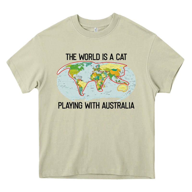 The World Is A Cat Playing With Australia 2020 Shirt Heavy Core Tee by PixelWave | Teevron